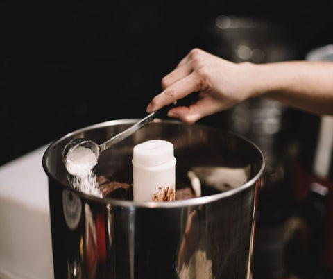 clean ingredients going into maps chocolate