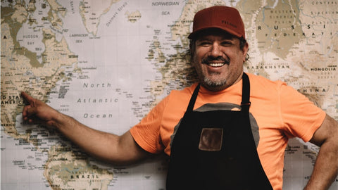 vincent at maps coffee store